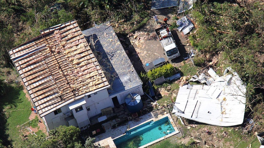 Damage from Cyclone Marcia