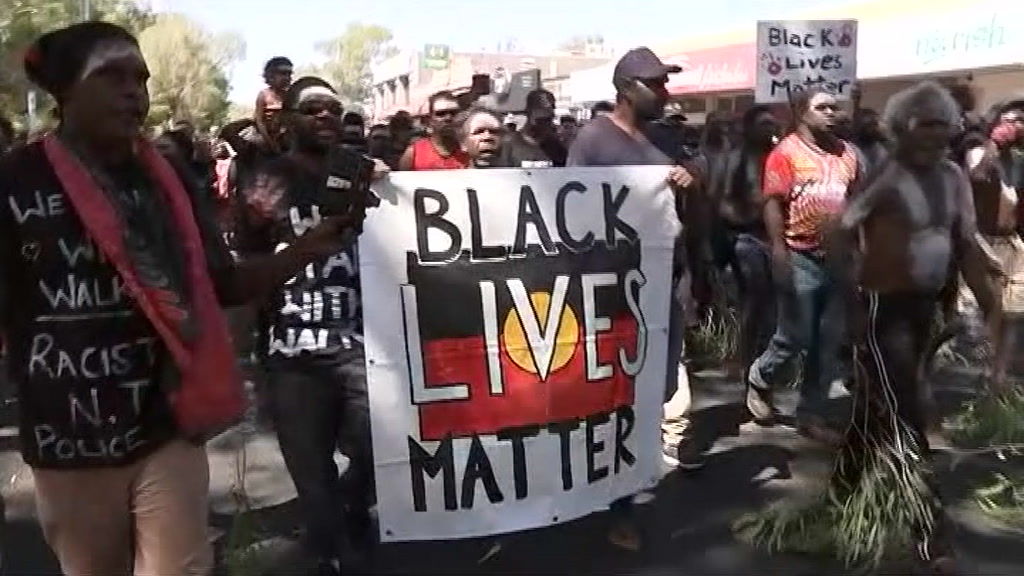 Protest March In Alice Springs - ABC News