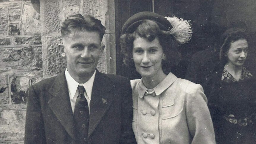 Solaga and her husband of 65 years Bob.