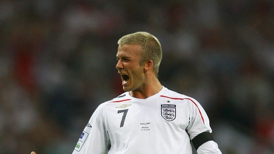 David Beckham... in line for his 100th England cap (File photo).