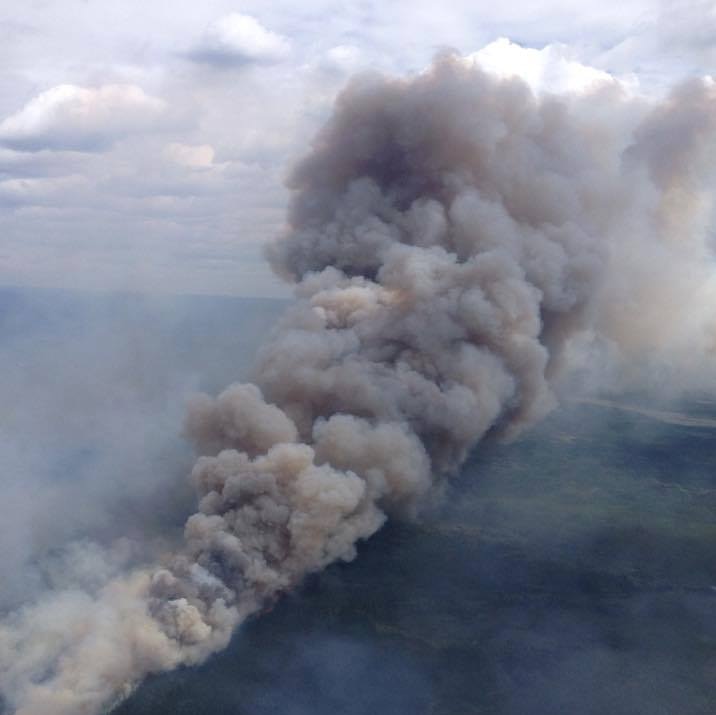 Smoke from fires in Canada