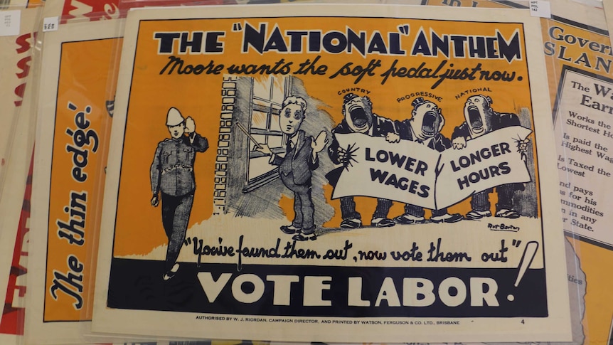 Old vote for Labor sign