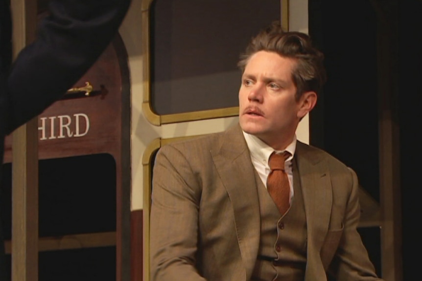 Actor Nathan Page in The 39 Steps