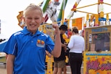 Mia Chambers' family travel around Australia with the show, operating carnival rides.