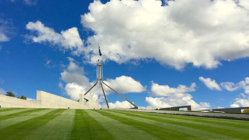 Parliament House in Canberra.