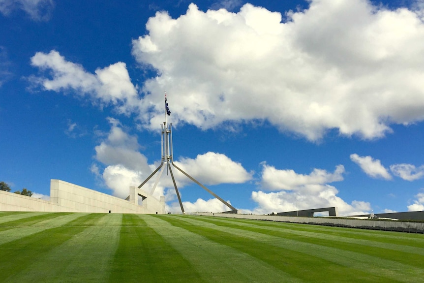 Parliament House in Canberra.