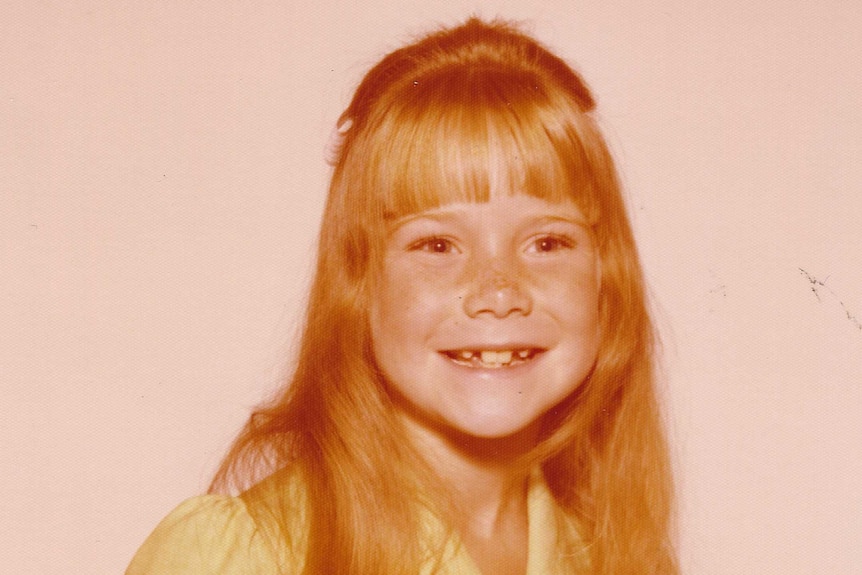A picture of Michelle Snape as an eight-year-old.