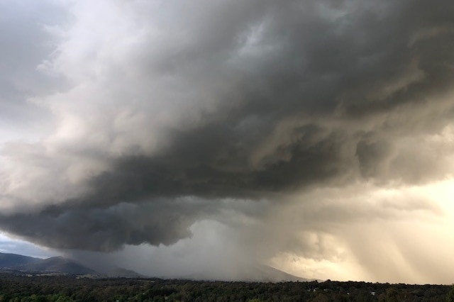 Ominous storm clouds