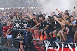 Flares let off among Wanderers' fans