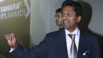 Lalit Modi attends the IPL awards ceremony in Mumbai on April 23, 2010 (AFP)