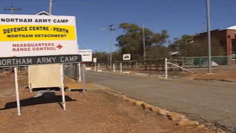 The Northam army camp where the detention centre will be based