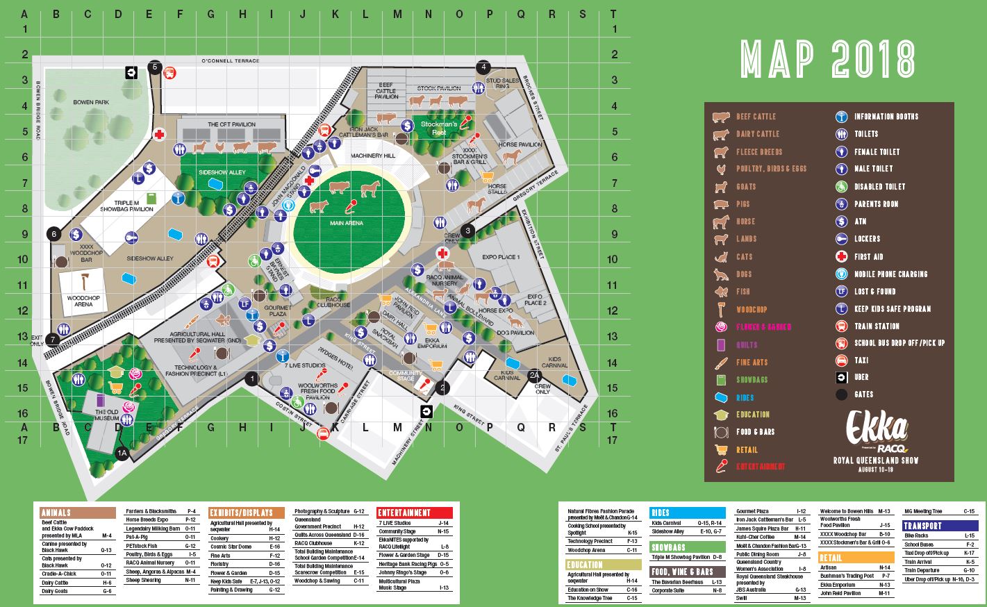 Ekka map