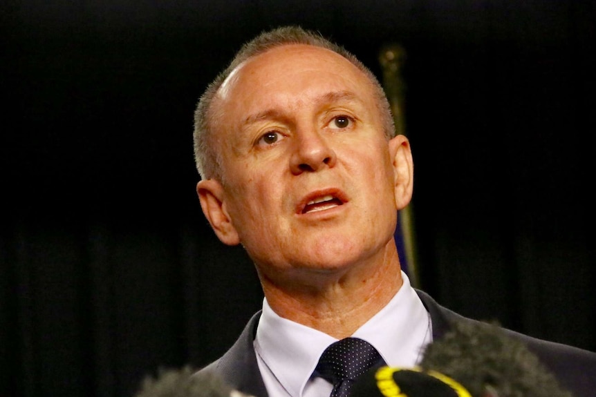 South Australian Premier Jay Weatherill speaks in Adelaide.