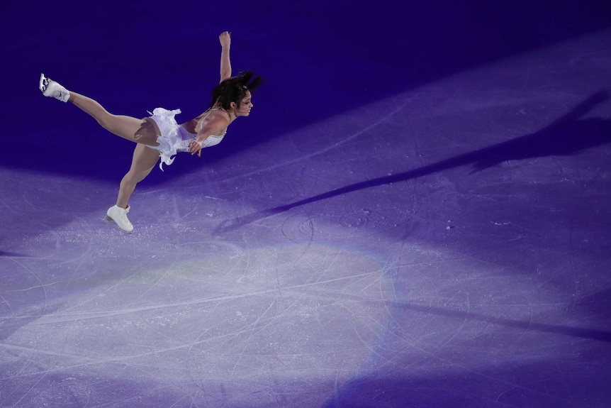 Kaetlyn Osmond of Canada performs during the figure skating exhibition gala.