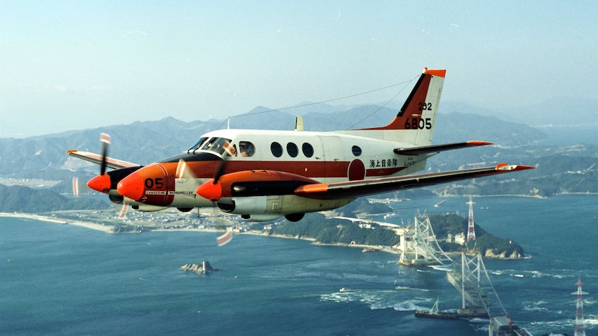 Japanese Maritime Self-Defence Force TC-90 aircraft
