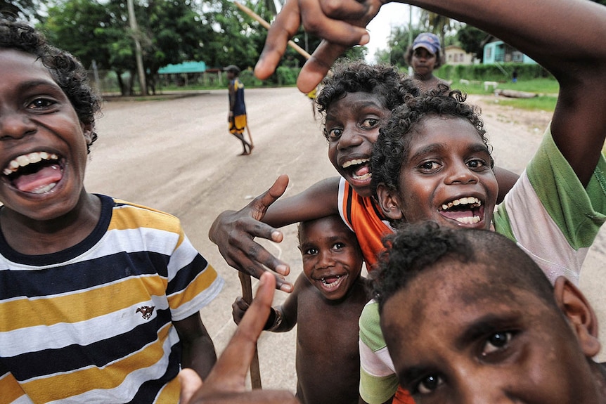 Aurukun young happy kids