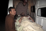 Pakistan bomb blast victim is taken to hospital