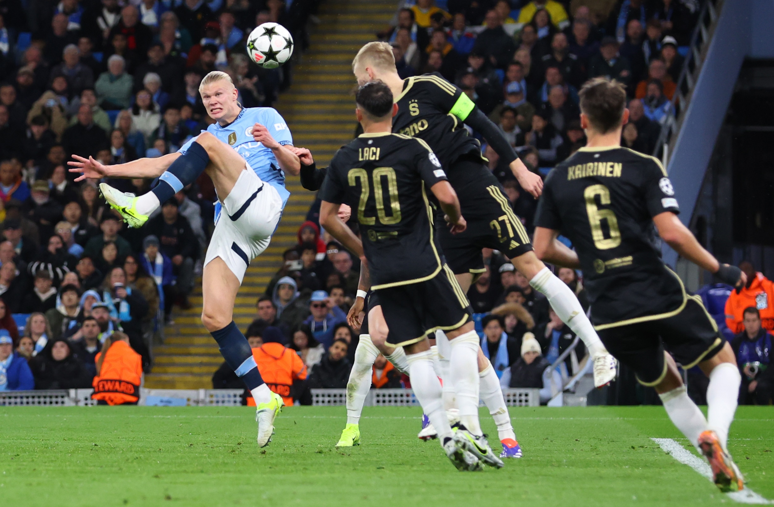 Erling Haaland's 'freak' Finish Helps Manchester City To Thumping ...