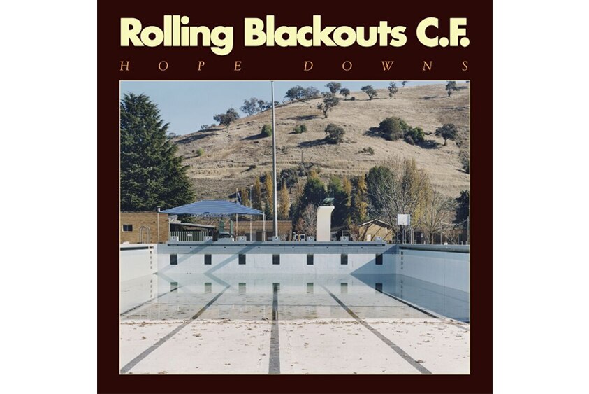 The cover art for Rolling Blackouts Coastal Fever's 2018 debut album Hope Downs