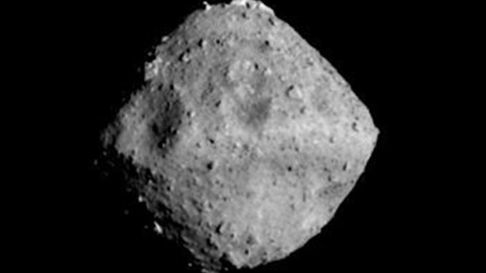 Image of Ryugu taken by Hayabusa 2 spacecraft