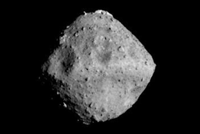 Image of Ryugu taken by Hayabusa 2 spacecraft
