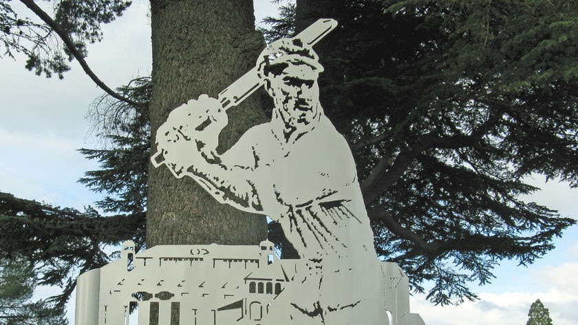 Tribute to Tasmanian cricket legend Jack Badcock at Westbury.