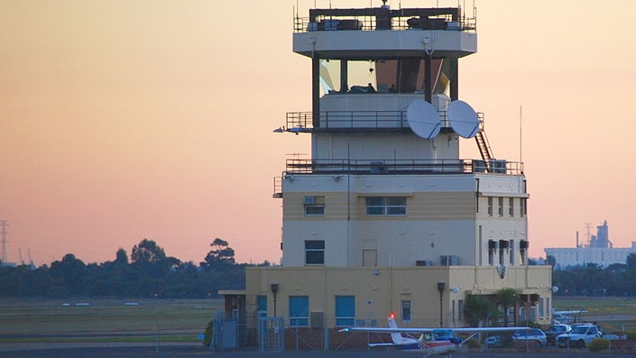 The control tower at Parafield Airport in Adelaide's north in 2008.