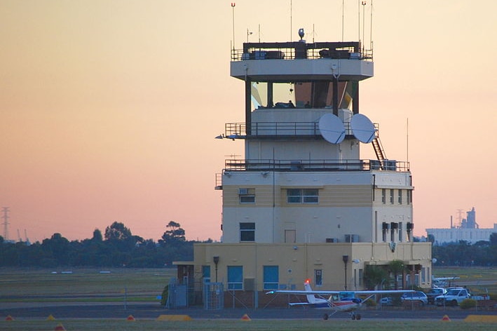 The control tower at Parafield Airport in Adelaide's north in 2008.