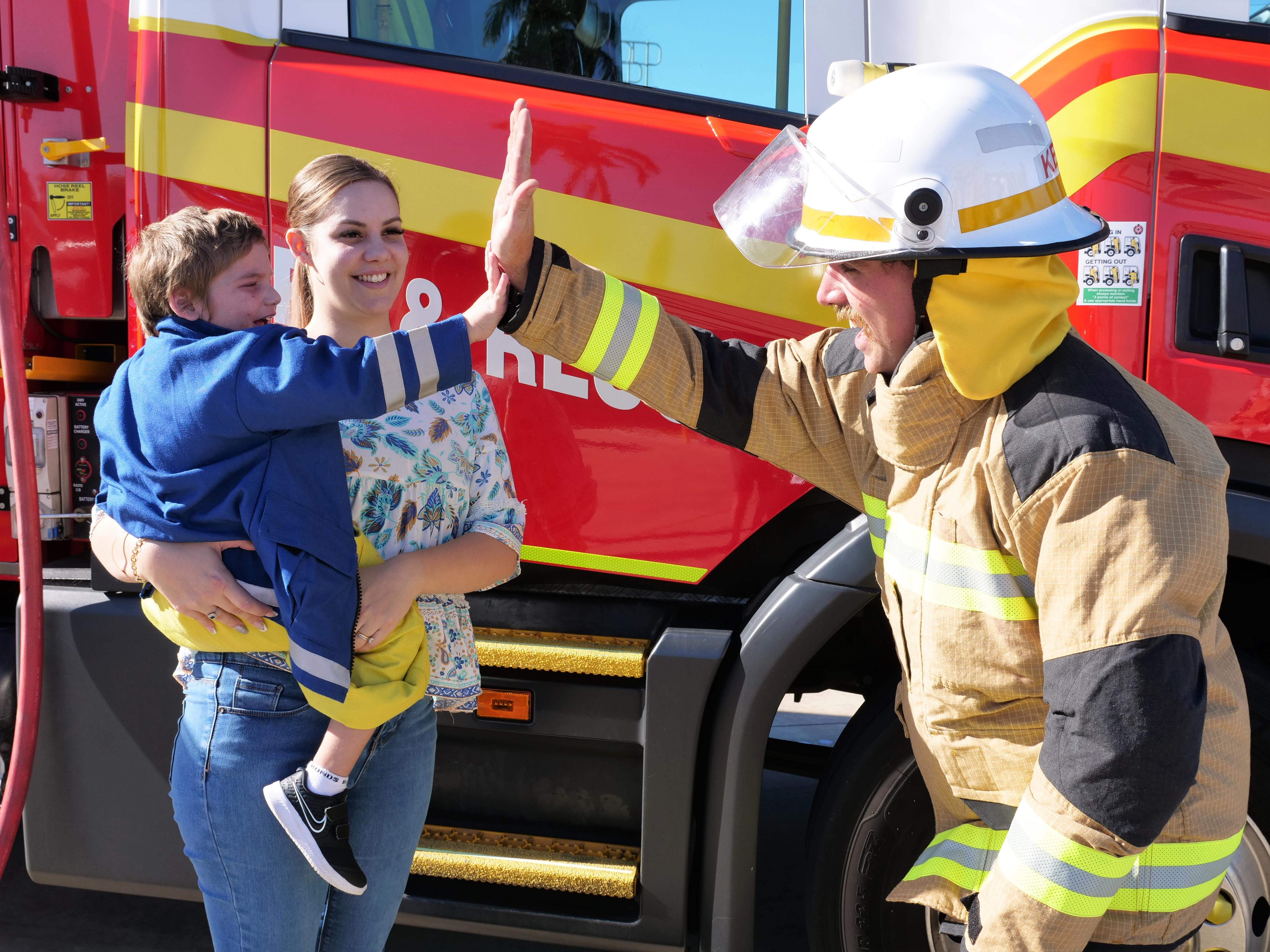 Grayson Little, who has dyskeratosis congenita, honorary Mackay