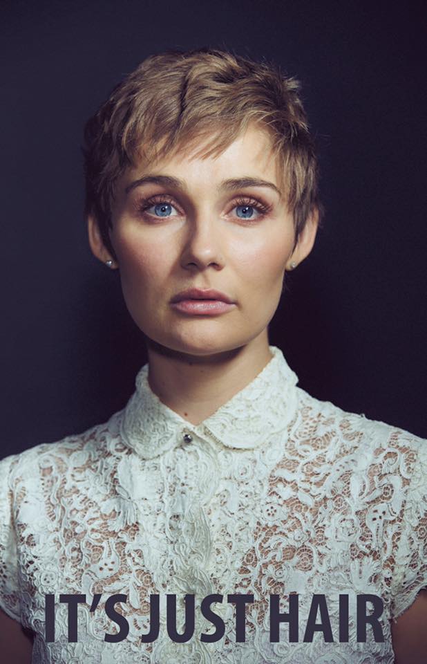 'It's just hair' Actress Clare Bowen cuts off hair for young cancer