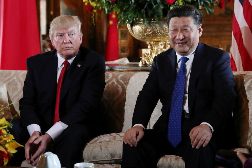 US President Donald Trump and Chinese President Xi Jinping meet ahead of high-stakes talks in Florida.