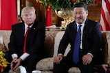 US President Donald Trump and Chinese President Xi Jinping meet in Florida on 6 April 2017.