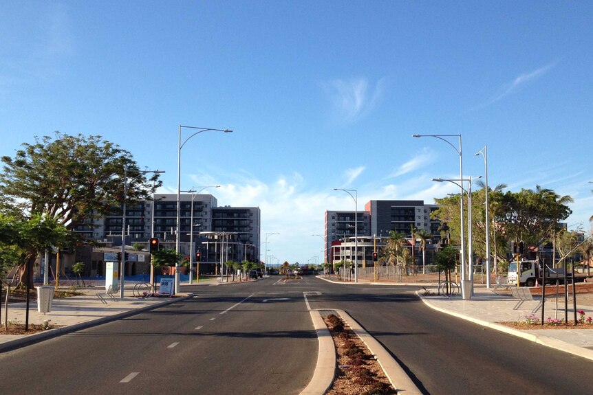 Karratha's new main street was opened in 2013