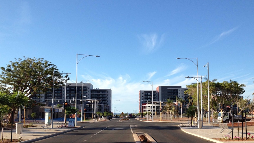 Karratha's new main street was opened in 2013