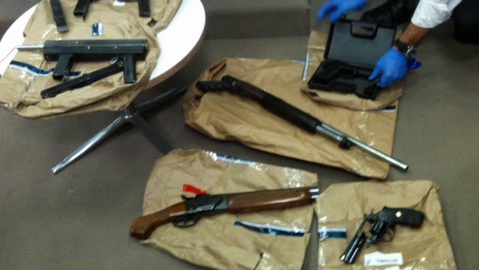 Guns seized