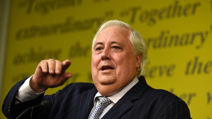 Federal member for Fairfax Clive Palmer