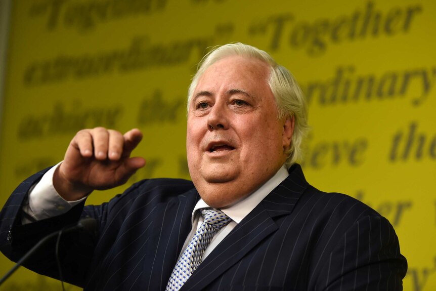 Federal member for Fairfax Clive Palmer