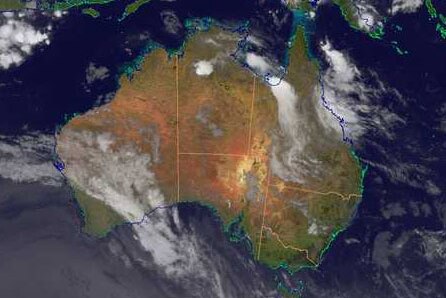 Satellite image of Australia at Thu Mar 3, 2016 at 21:30:00