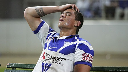 Sonny Bill Williams sustained a serious knee injury against the Rabbitohs