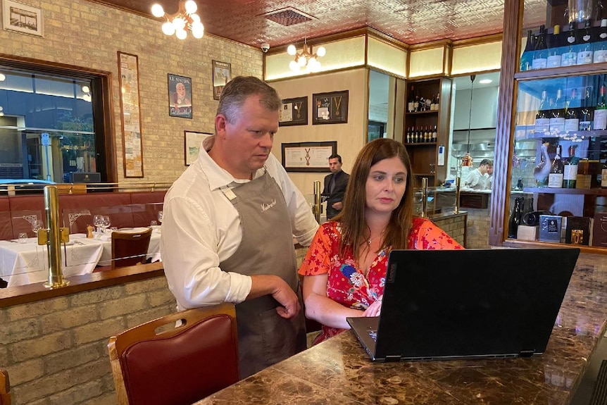 Chef and owner Shannon Kellam and his wife and business partner Clare Kellam.