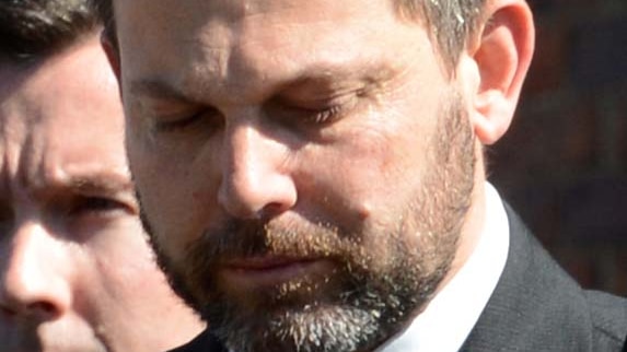 Gerard Baden-Clay at Allison's funeral