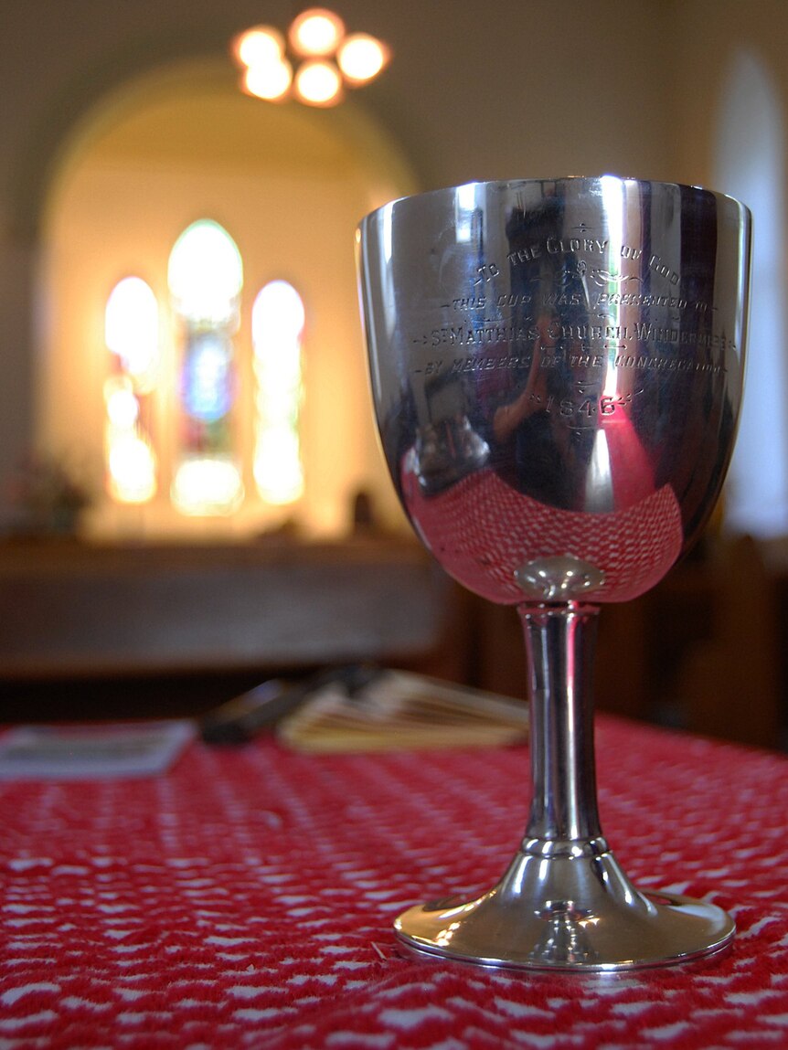 Stolen Anglican church communion cup