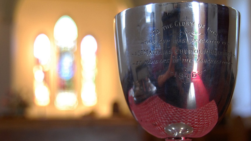 Stolen Anglican church communion cup