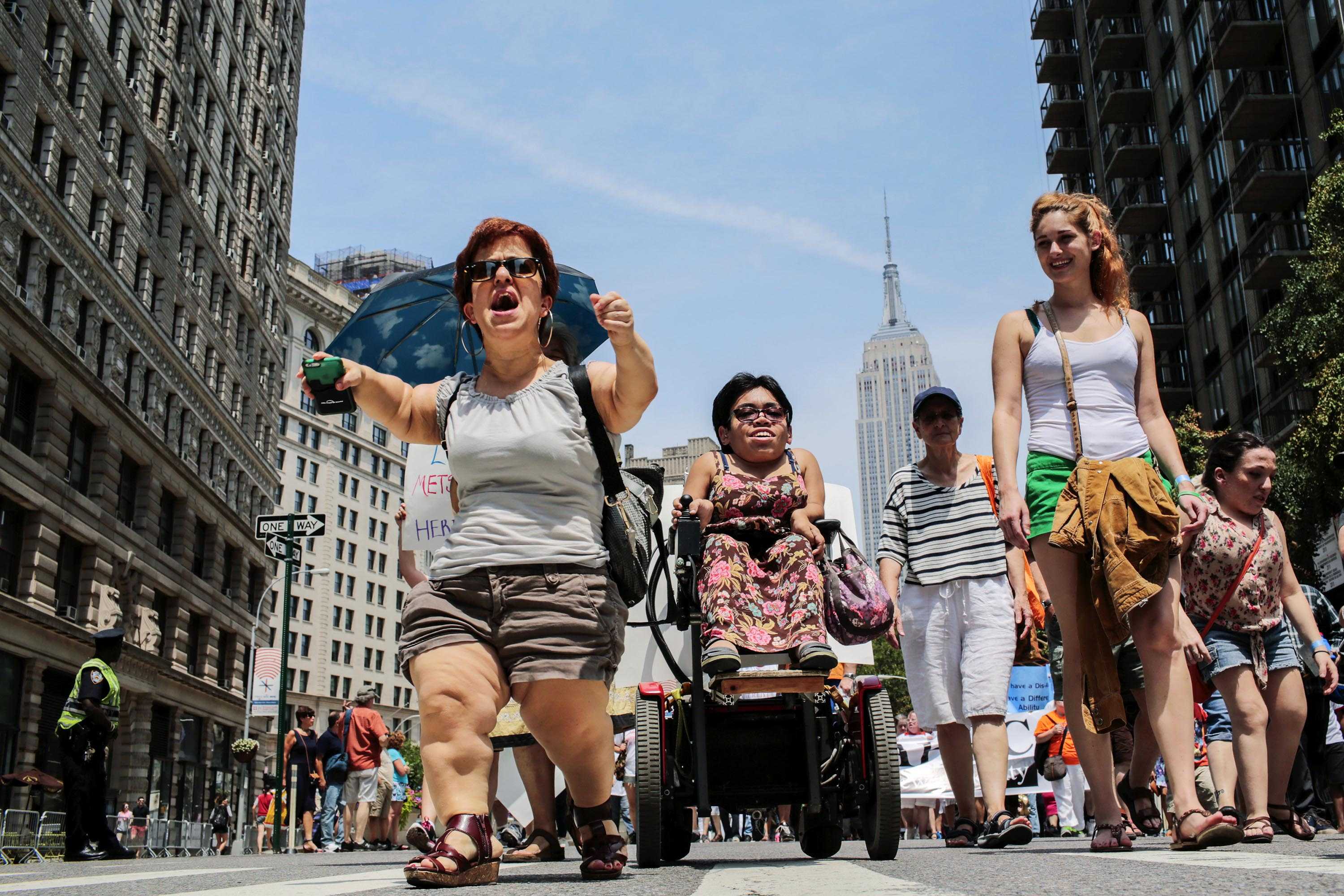 Thousands march in first New York Disability Pride Parade - ABC News