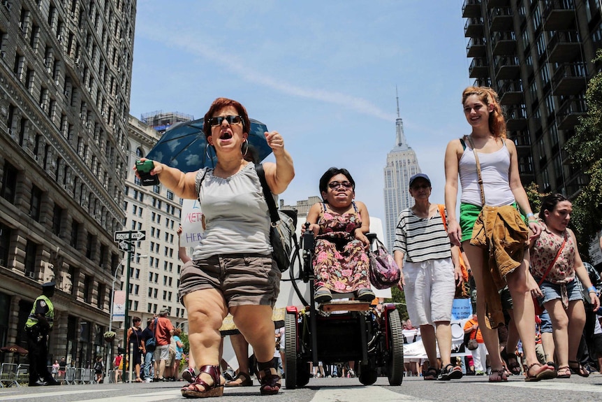 Disability pride on show in New York City