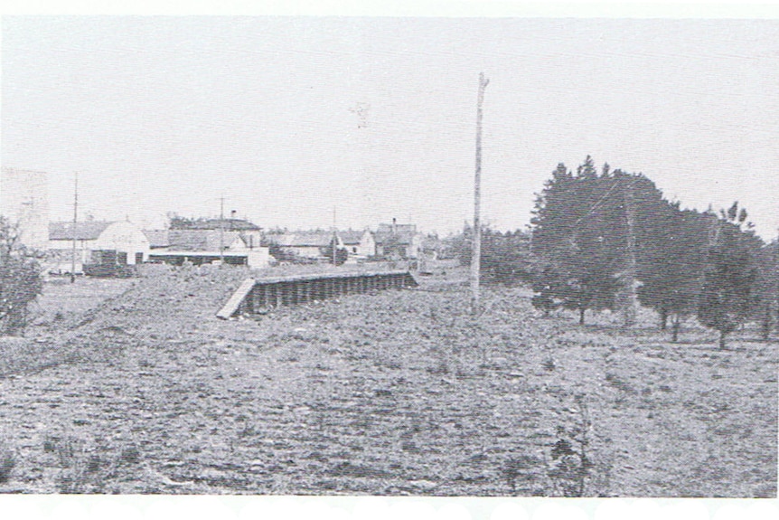 A railway siding in Civic, 1920.