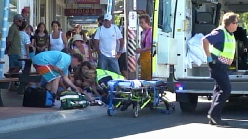 Eight people, including two children were injured in the accident.