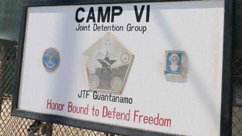 Camp 6 at Guantanamo Bay prison.