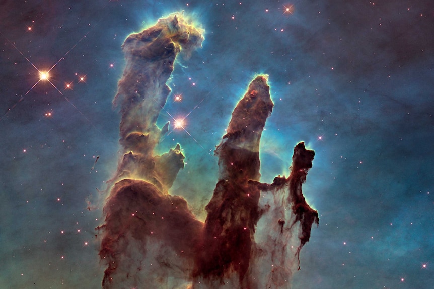 Visible light image of the Pillars of Creation