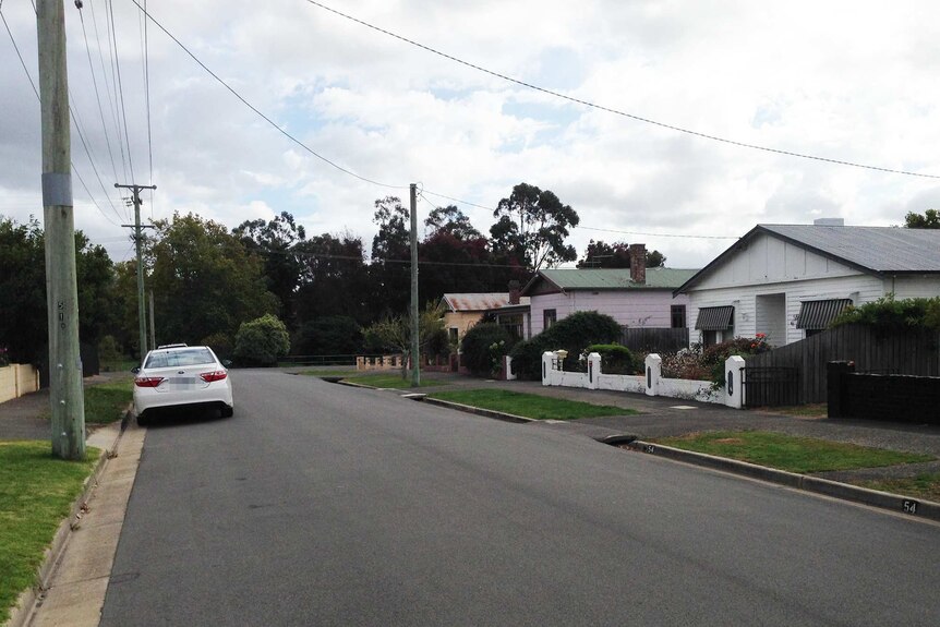 A street in Invermay, Launceston, where police allege a number of assaults occurred on April 9, 2018.